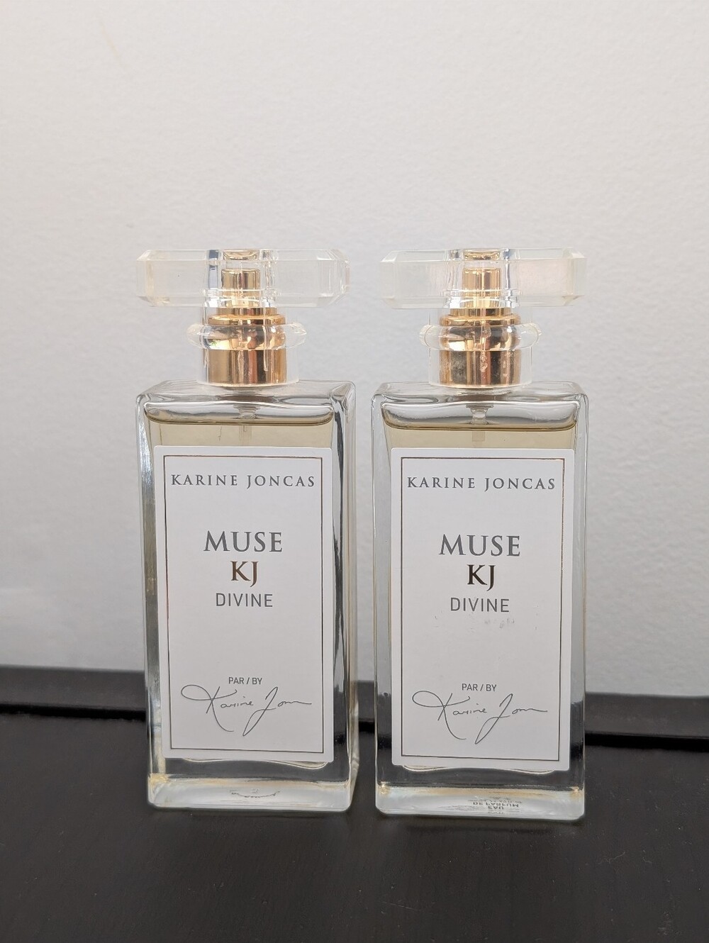 Karine Joncas MUSE KJ Divine Eau de Parfum - Clear & Gold - 2 Bottles